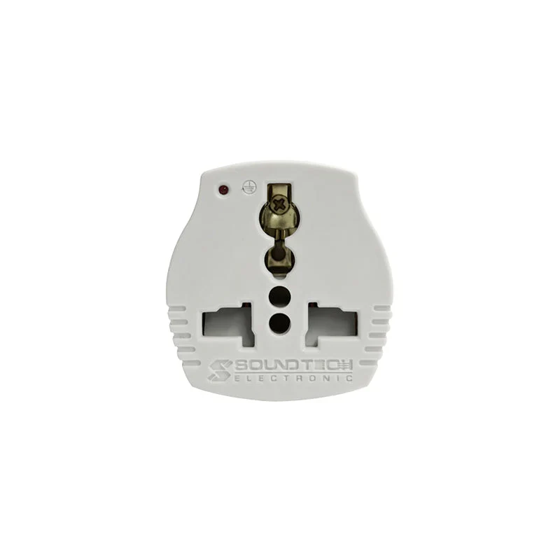 SoundTeoh TA-13 13A Travel Adaptor with Safety Shutter