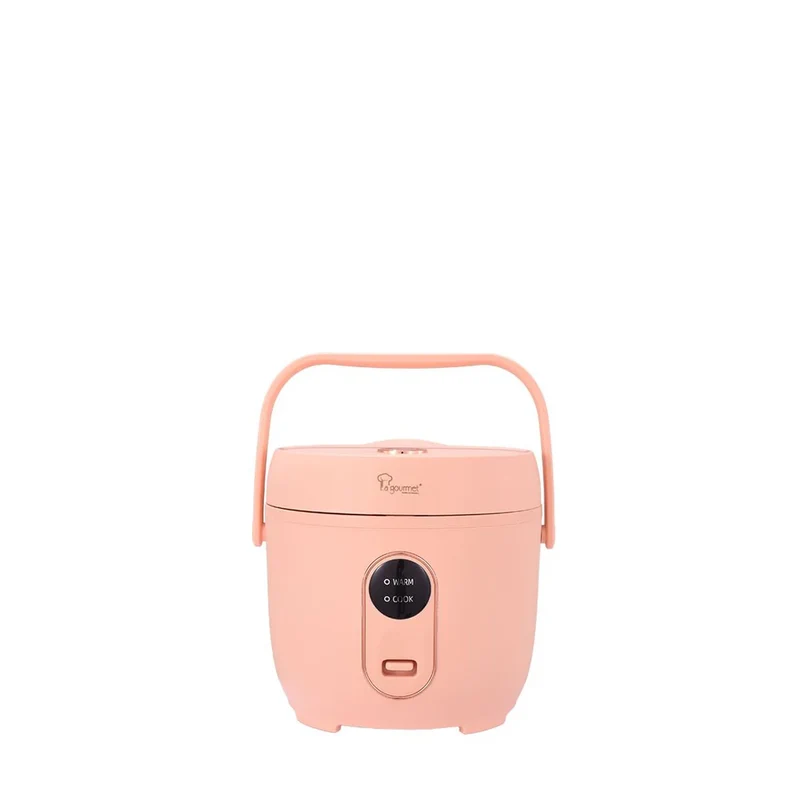 La Gourmet 0.8L Rice Cooker - Ceramic Pot (Peach Fuzz)
