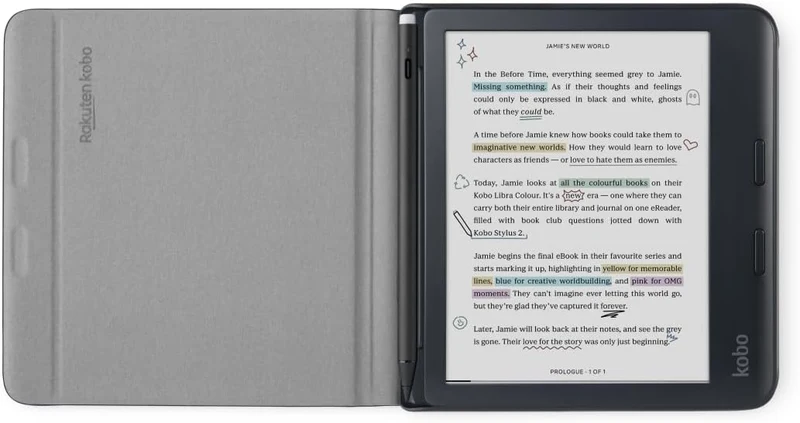 Kobo Libra Colour SleepCover Case - Black