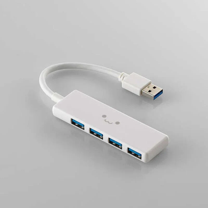 Elecom U3H-H040WF USB 3.0 (5Gpbs) 4 Port Adapter