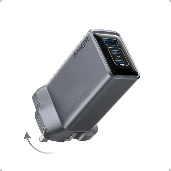 Anker A2688241 Prime Charger 100W USB C Foldable Charger 3-Port GaN