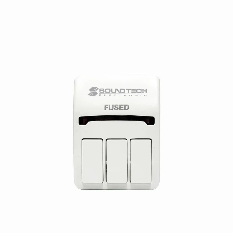 SoundTeoh PP-51 3 Way Adaptor with 3 Switches.