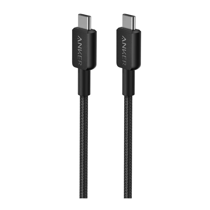 Anker 322 USB-C to USB-C Cable (0.9m Braided) - Black