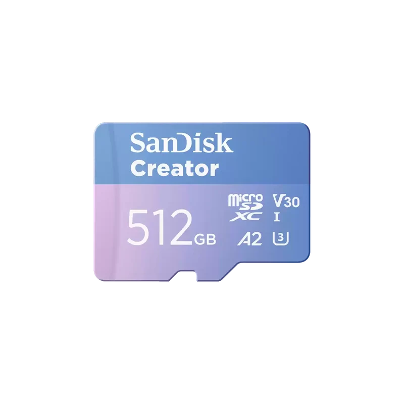 SanDisk Creator microSD Card - 512GB