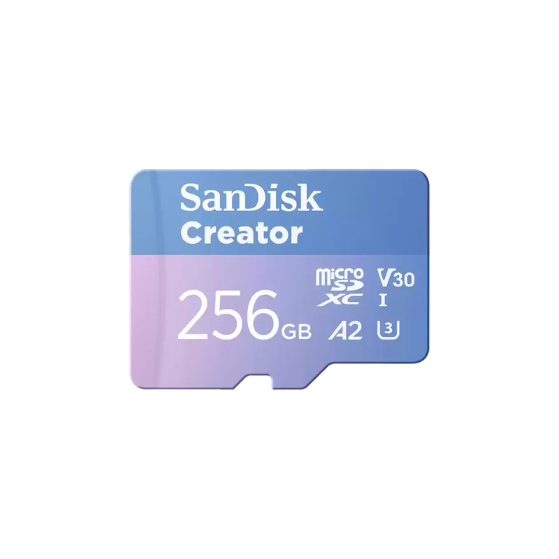 SanDisk Creator microSD Card - 256GB