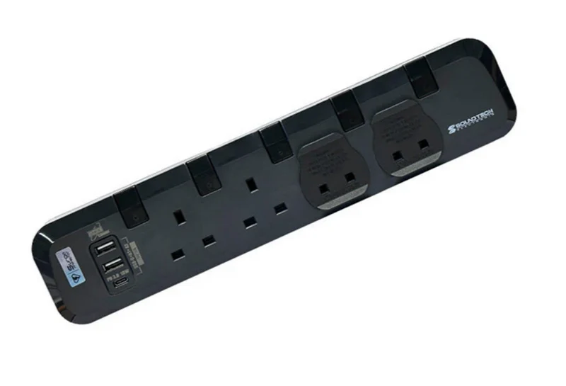 SoundTeoh PS-418C 4Way 3M USB A+C QC Extension